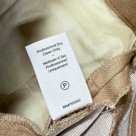 Cinq a Sept Women's Shannon Cropped Flared Leg Khaki Size 0 New With Tags - Picture 5 of 8